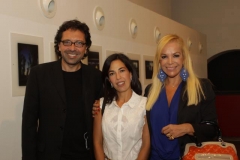 Massimo Ciampa, Presidente di Officine International (Sponsor Tecnico), Verónica Gutiérrez Valenzuela (Messico), fotografa selezionata e Sylvia Irrazábal, Segretario Culturale IILA