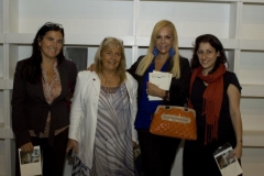 Ana Emilia Sarrabayrouse, Addetto Culturale Ambasciata Argentina, la signora Rosman, Sylvia Irrazábal, Segretario Culturale IILA, Coni Rosman (Argentina), fotografa selezionata